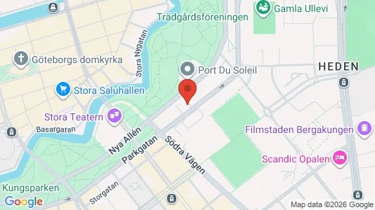 Apartments for rent i Gothenburg City Centre - kort over placeringen