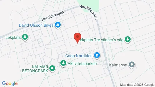 Apartments for rent i Kalmar - kort over placeringen