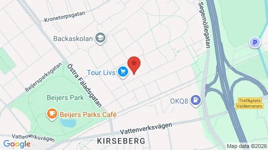 Apartments for rent i Malmö City - kort over placeringen
