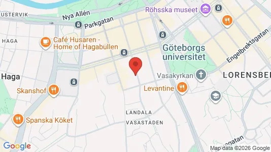 Apartments for rent i Gothenburg City Centre - kort over placeringen