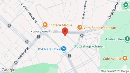 Apartments for rent i Majorna-Linné - kort over placeringen