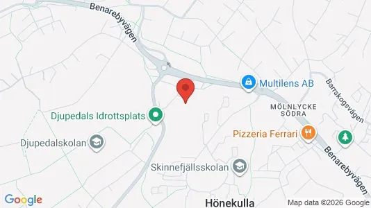 Apartments for rent i Härryda - kort over placeringen