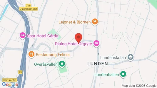 Apartments for rent i Örgryte-Härlanda - kort over placeringen