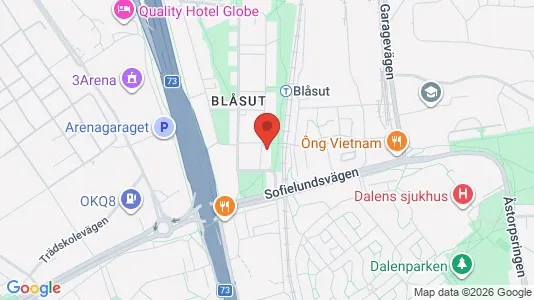 Apartments for rent i Stockholm South - kort over placeringen