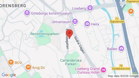 Apartments for rent i Johanneberg - kort over placeringen
