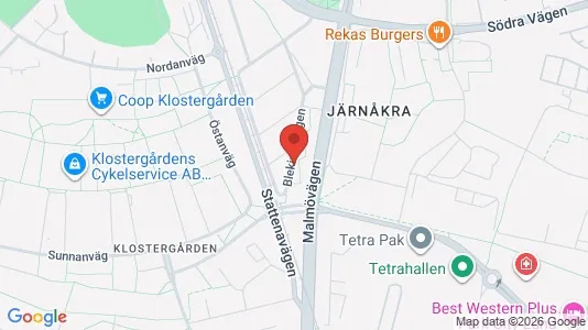 Apartments for rent i Lund - kort over placeringen