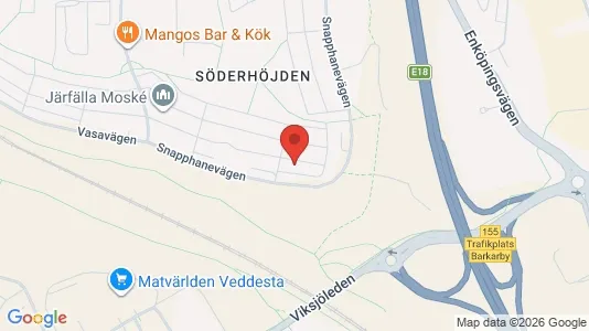 Apartments for rent i Järfälla - kort over placeringen