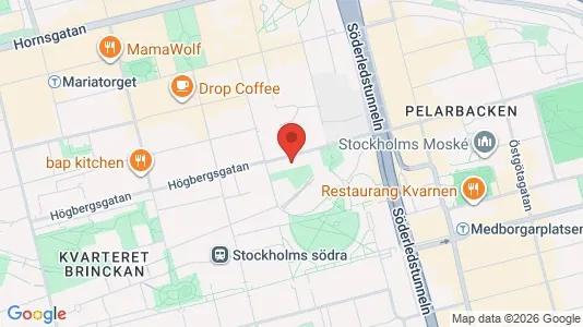 Apartments for rent i Södermalm - kort over placeringen