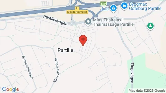 Apartments for rent i Partille - kort over placeringen