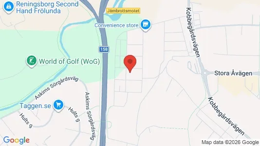 Apartments for rent i Askim-Frölunda-Högsbo - kort over placeringen