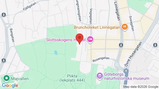 Apartments for rent i Majorna-Linné - kort over placeringen