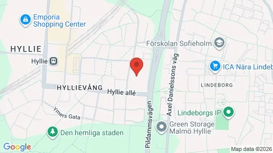 Apartments for rent i Hyllie - kort over placeringen