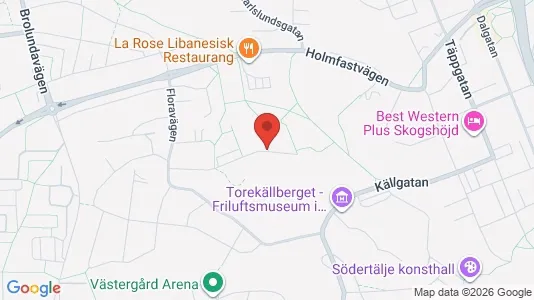 Apartments for rent i Södertälje - kort over placeringen