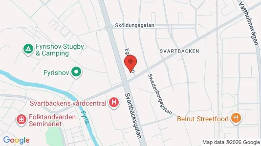 Apartments for rent i Uppsala - kort over placeringen