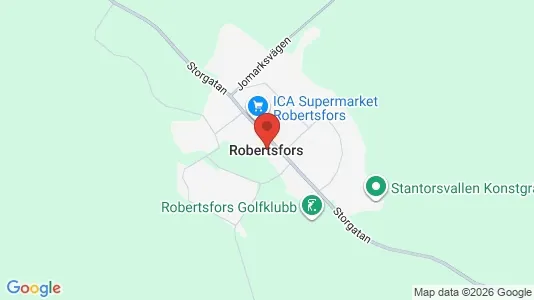 Houses for rent i Robertsfors - kort over placeringen