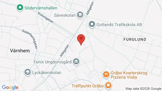 Apartments for rent i Gotland - kort over placeringen