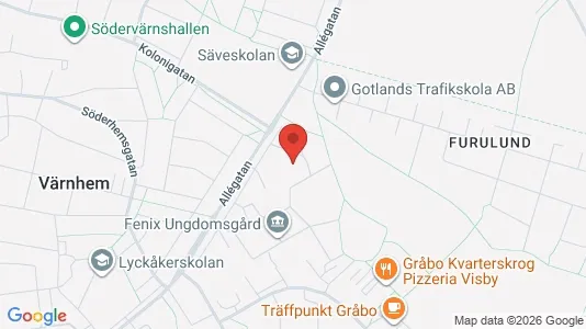 Apartments for rent i Gotland - kort over placeringen