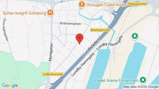 Apartments for rent i Lundby - kort over placeringen