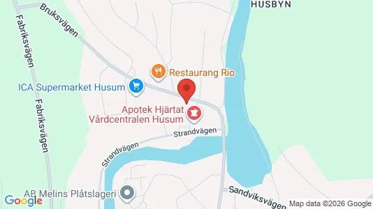 Apartments for rent i Örnsköldsvik - kort over placeringen