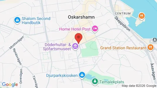 Apartments for rent i Oskarshamn - kort over placeringen