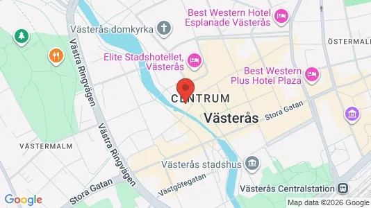 Apartments for rent i Västerås - kort over placeringen