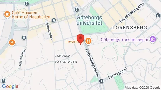 Apartments for rent i Gothenburg City Centre - kort over placeringen