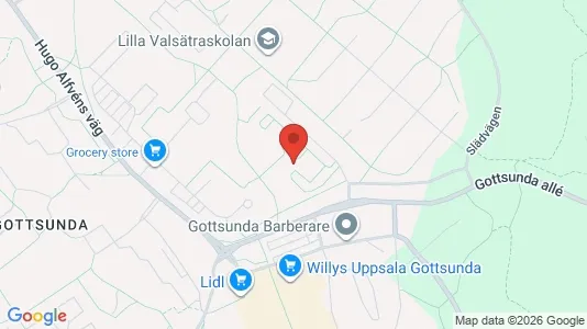 Apartments for rent i Uppsala - kort over placeringen