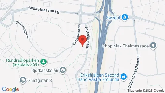 Apartments for rent i Askim-Frölunda-Högsbo - kort over placeringen