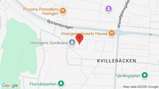 Apartments for rent i Lundby - kort over placeringen