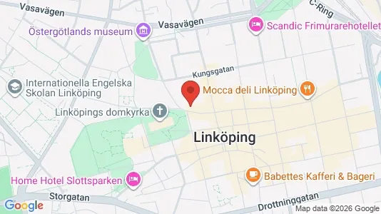 Apartments for rent i Linköping - kort over placeringen
