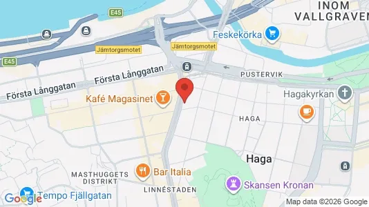 Apartments for rent i Gothenburg City Centre - kort over placeringen
