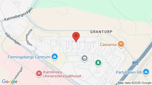 Apartments for rent i Huddinge - kort over placeringen