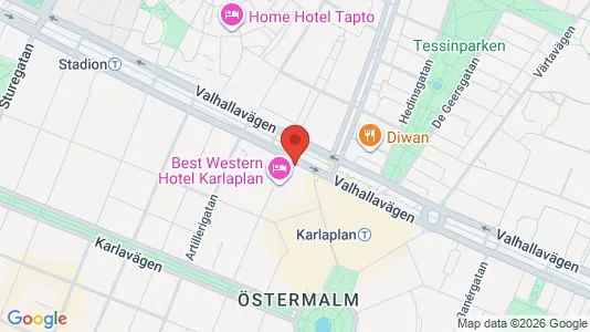 Apartments for rent i Östermalm - kort over placeringen