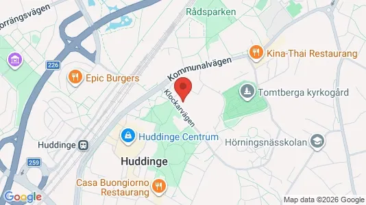 Apartments for rent i Huddinge - kort over placeringen