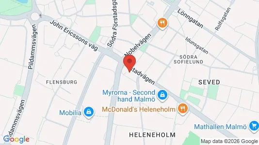 Apartments for rent i Sofielund - kort over placeringen