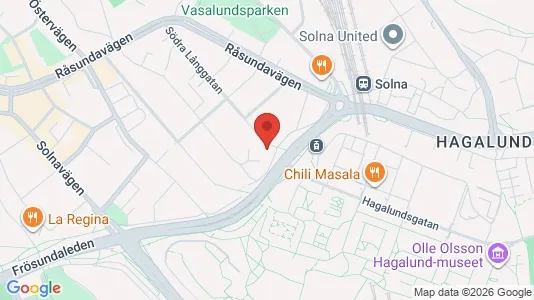 Apartments for rent i Solna - kort over placeringen
