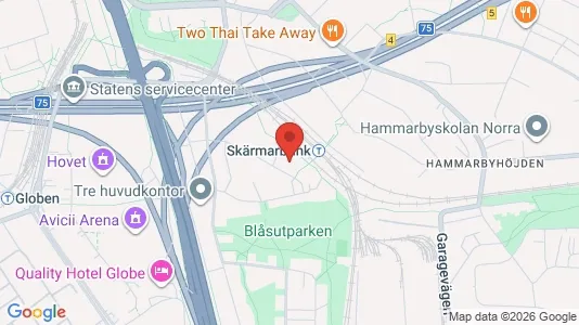 Apartments for rent i Stockholm South - kort over placeringen