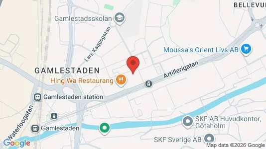 Apartments for rent i Gothenburg East - kort over placeringen