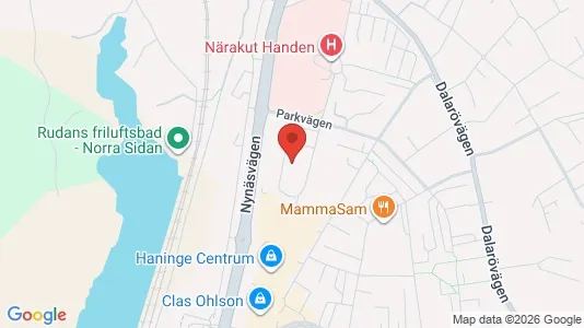 Apartments for rent i Haninge - kort over placeringen