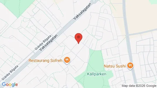 Apartments for rent i Uppsala - kort over placeringen
