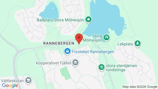 Apartments for rent i Angered - kort over placeringen