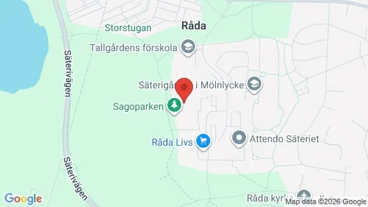 Apartments for rent i Härryda - kort over placeringen