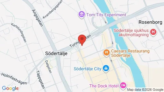 Apartments for rent i Södertälje - kort over placeringen