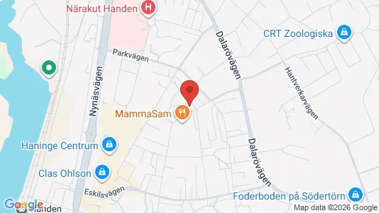 Apartments for rent i Haninge - kort over placeringen