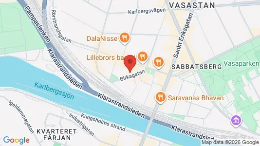 Apartments for rent i Vasastan - kort over placeringen