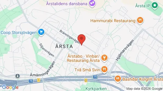 Apartments for rent i Hammarbyhamnen - kort over placeringen