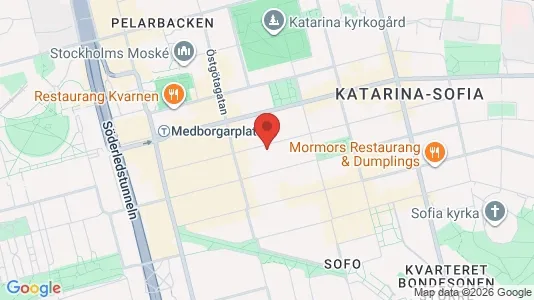 Apartments for rent i Södermalm - kort over placeringen