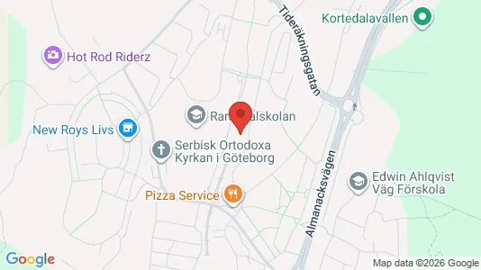 Apartments for rent i Gothenburg East - kort over placeringen