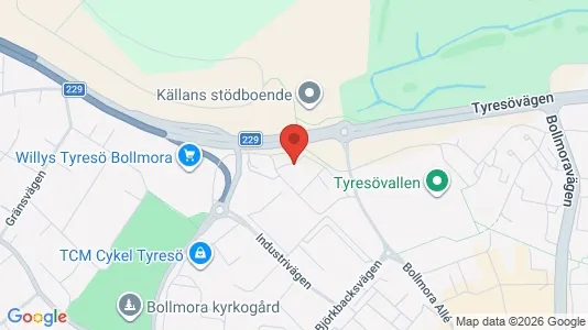 Apartments for rent i Tyresö - kort over placeringen