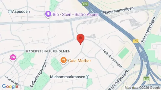 Apartments for rent i Stockholm South - kort over placeringen